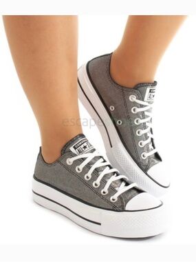 Converse Glitter Platform